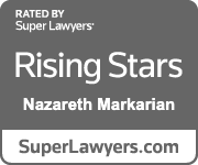 Rated By Super Lawyers | Rising Stars | Nazareth Markarian, Esq.